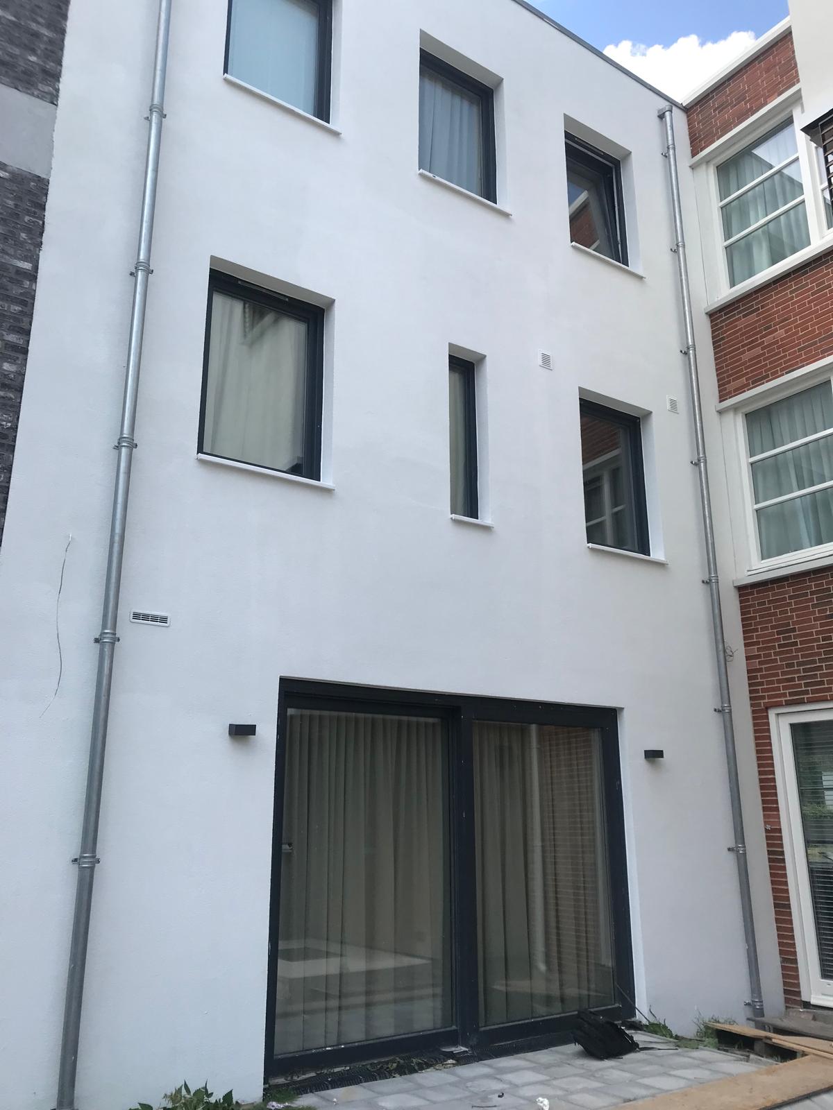 Nieuwbouw achtergevel